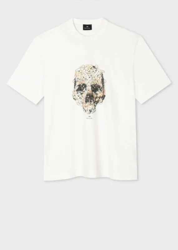 Mens Organic Cotton 039Rabbit Skull039 TShirt Paul Smith TShirts