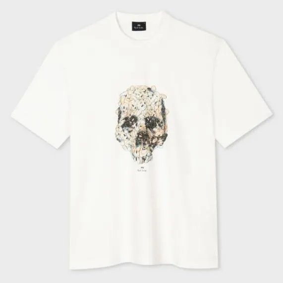 Mens Organic Cotton 039Rabbit Skull039 TShirt Paul Smith TShirts Mens Organic Cotton 039Rabbit Skull039 TShirt Paul Smith TShirts