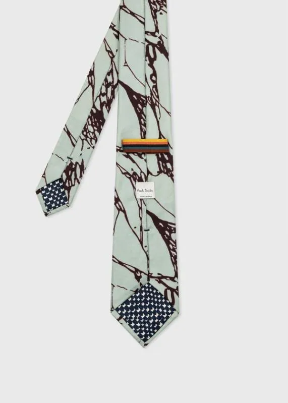 Mens Silk 039Marble039 Tie Paul Smith Ties