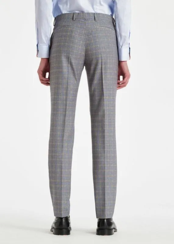 Mens SlimFit Wool Check Pants Paul Smith Pants Mens SlimFit Wool Check Pants Paul Smith Pants