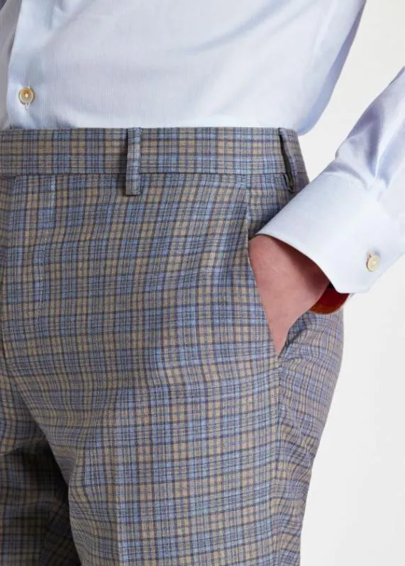 Mens SlimFit Wool Check Pants Paul Smith Pants Mens SlimFit Wool Check Pants Paul Smith Pants