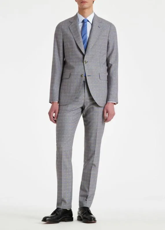 Mens SlimFit Wool Check Pants Paul Smith Pants Mens SlimFit Wool Check Pants Paul Smith Pants