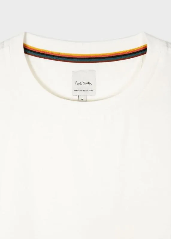 Mens TShirt With 039Artist Stripe039 Trim Paul Smith TShirts Mens TShirt With 039Artist Stripe039 Trim Paul Smith TShirts