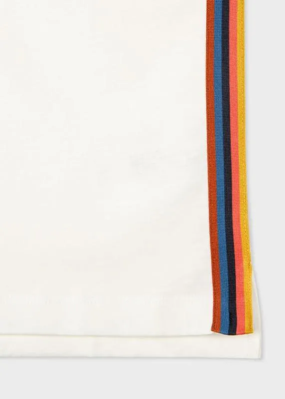 Mens TShirt With 039Artist Stripe039 Trim Paul Smith TShirts Mens TShirt With 039Artist Stripe039 Trim Paul Smith TShirts