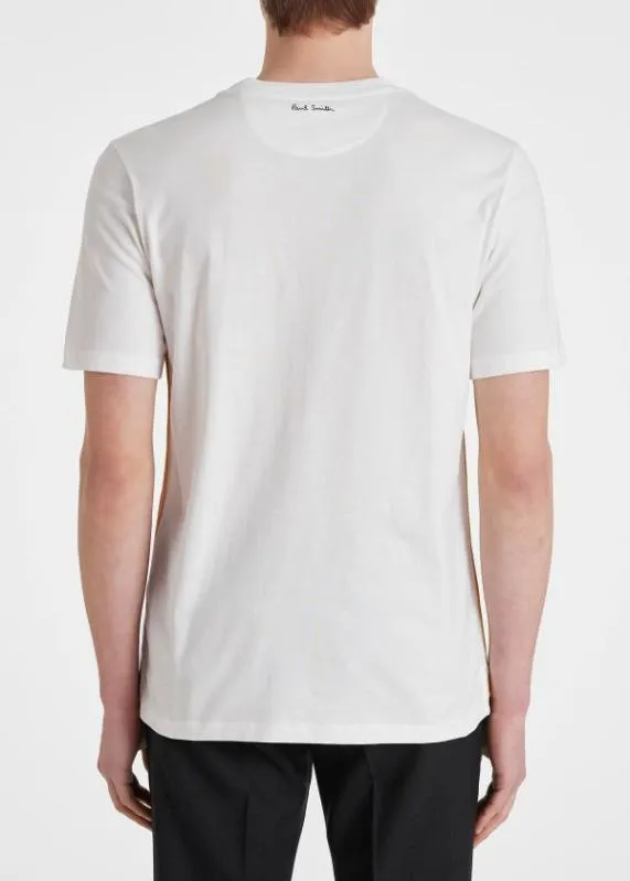 Mens TShirt With 039Artist Stripe039 Trim Paul Smith TShirts Mens TShirt With 039Artist Stripe039 Trim Paul Smith TShirts