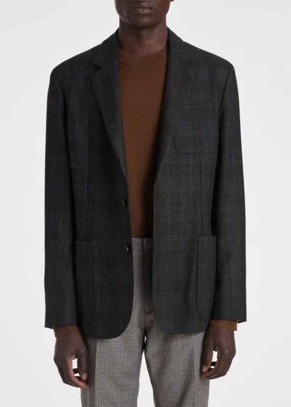 Mens TwoButton Check Blazer Paul Smith Blazers Mens TwoButton Check Blazer Paul Smith Blazers