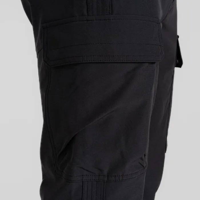 Mens Walking Trousers Craghoppers CO2 Renu Volans Trouser Black Mens Walking Trousers Craghoppers CO2 Renu Volans Trouser Black