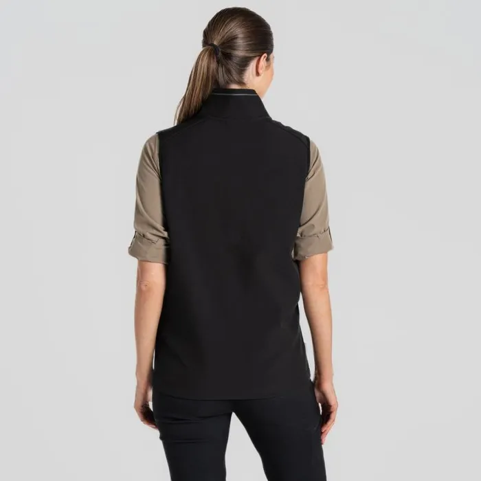 MensWomens Gilets Craghoppers Expert Basecamp Softshell Vest Black MensWomens Gilets Craghoppers Expert Basecamp Softshell Vest Black