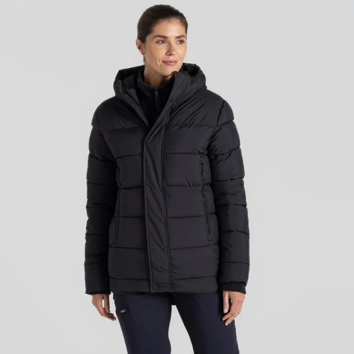 MensWomens Insulated Jackets Craghoppers Expert Padded Winter Jacket Black