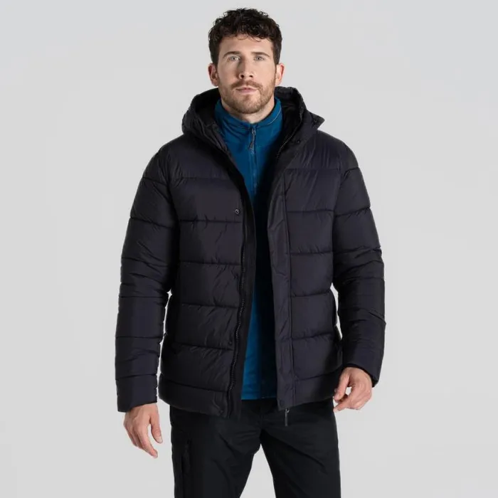 MensWomens Insulated Jackets Craghoppers Expert Padded Winter Jacket Black
