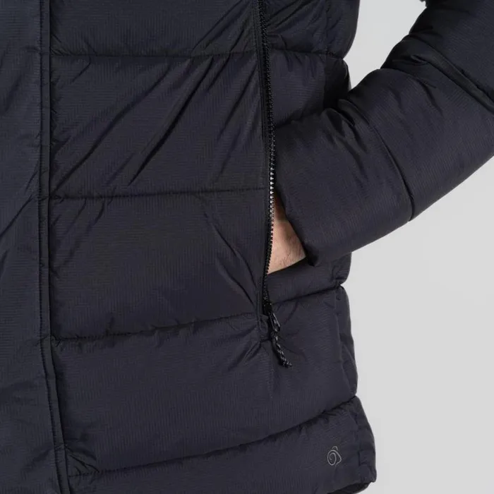 MensWomens Insulated Jackets Craghoppers Expert Padded Winter Jacket Black