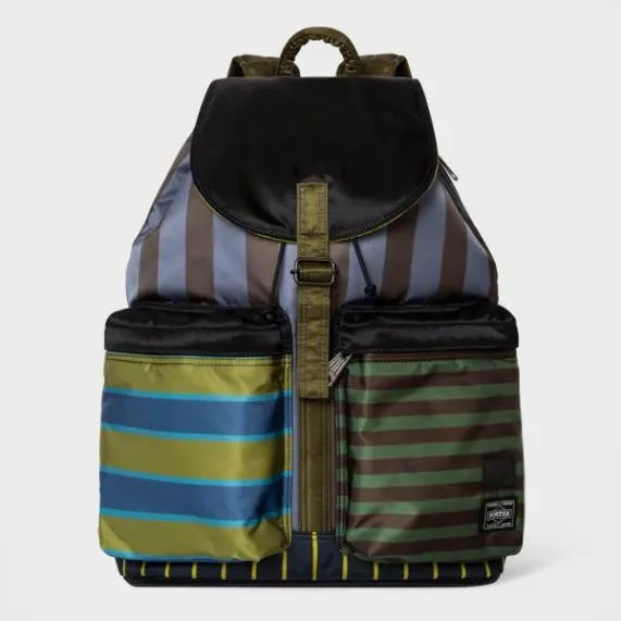 MensWomens Mixed Stripe Backpack Paul Smith Bags