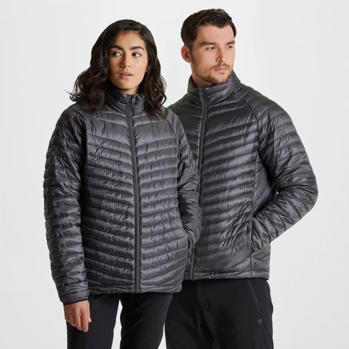 MensWomens Waterproof Jackets Craghoppers Expert Expolite Thermal Jacket Carbon Grey