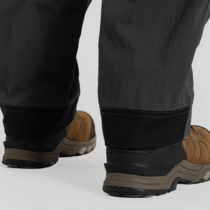 Mens Workwear Trousers Craghoppers Sheffield Stretch Holster Workwear Trousers Carbon Grey Black