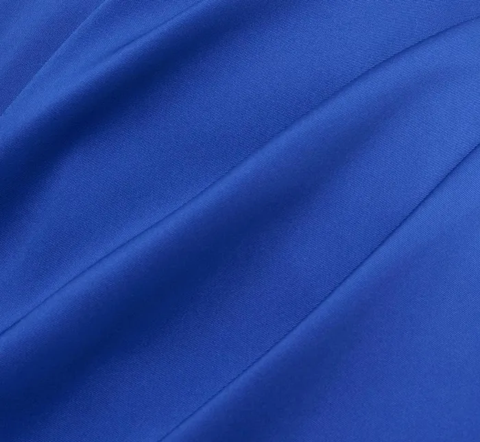 Midi Dresses Womens Adrianna Papell One Shoulder Crepe Cocktail Dress With Slit In Royal Sapphire