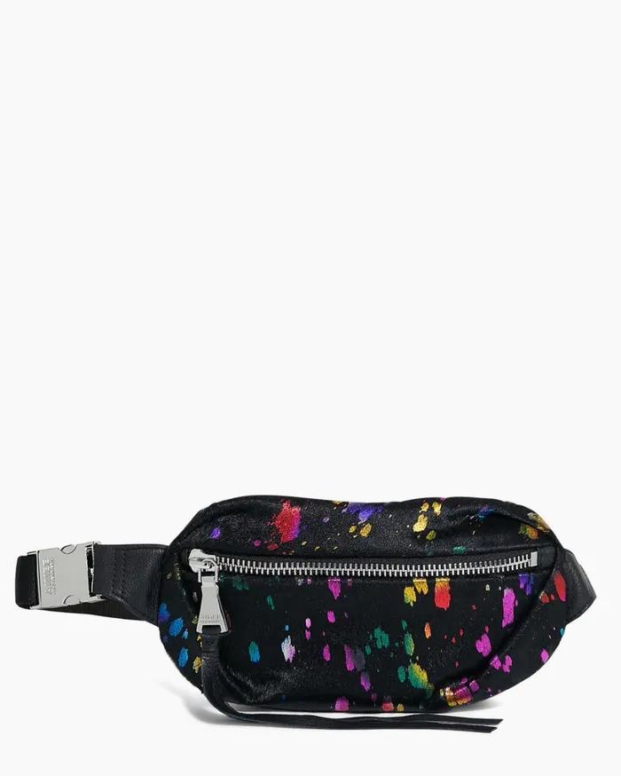 Milan Novelty Bum Bag Rainbow Haircalf Women Aimee Kestenberg Bum Bags and Belt Bags
