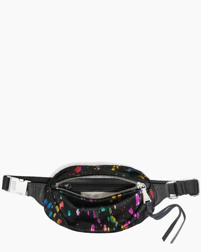 Milan Novelty Bum Bag Rainbow Haircalf Women Aimee Kestenberg Bum Bags and Belt Bags