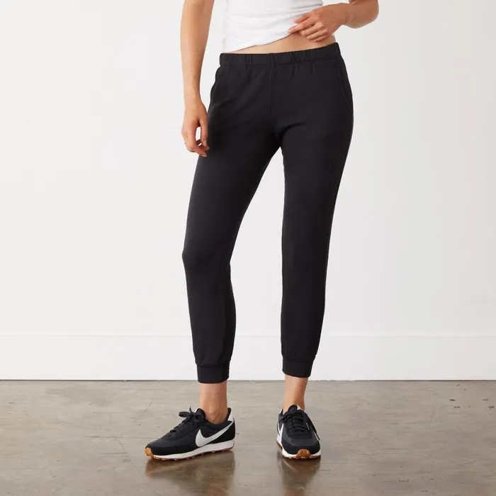 MONROW Sweats Supersoft Fleece Faded Black Jogger 8211 Women MONROW Sweats Supersoft Fleece Faded Black Jogger 8211 Women