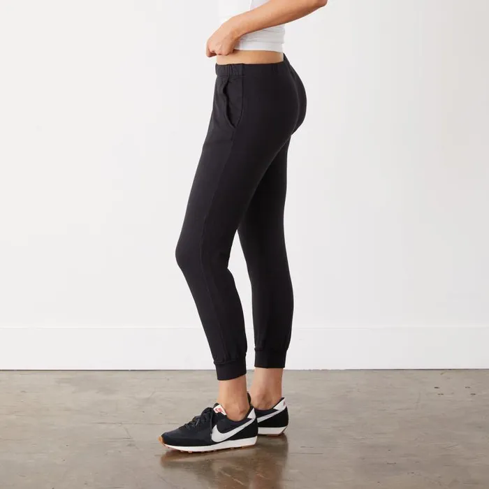 MONROW Sweats Supersoft Fleece Faded Black Jogger 8211 Women MONROW Sweats Supersoft Fleece Faded Black Jogger 8211 Women
