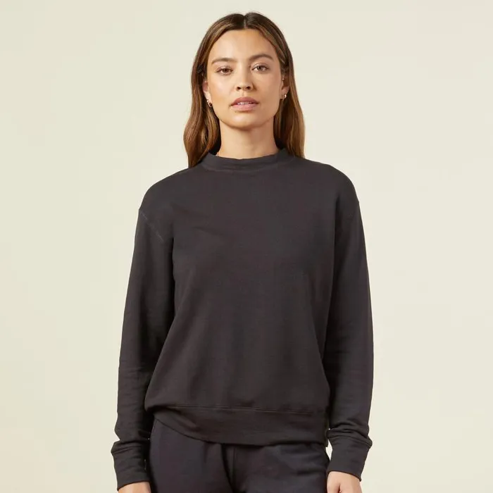 MONROW Sweatshirts Supersoft Fleece Boyfriend Sweatshirt 8211 Women