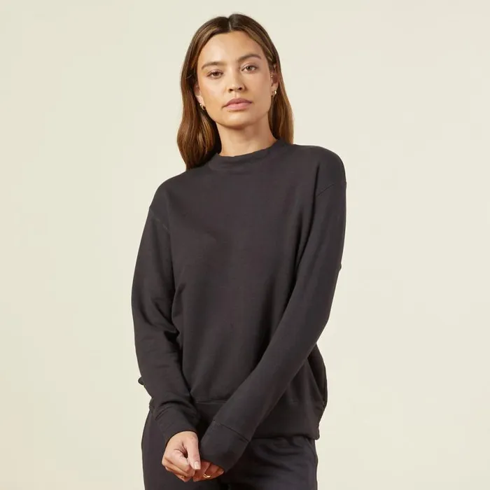 MONROW Sweatshirts Supersoft Fleece Boyfriend Sweatshirt 8211 Women MONROW Sweatshirts Supersoft Fleece Boyfriend Sweatshirt 8211 Women
