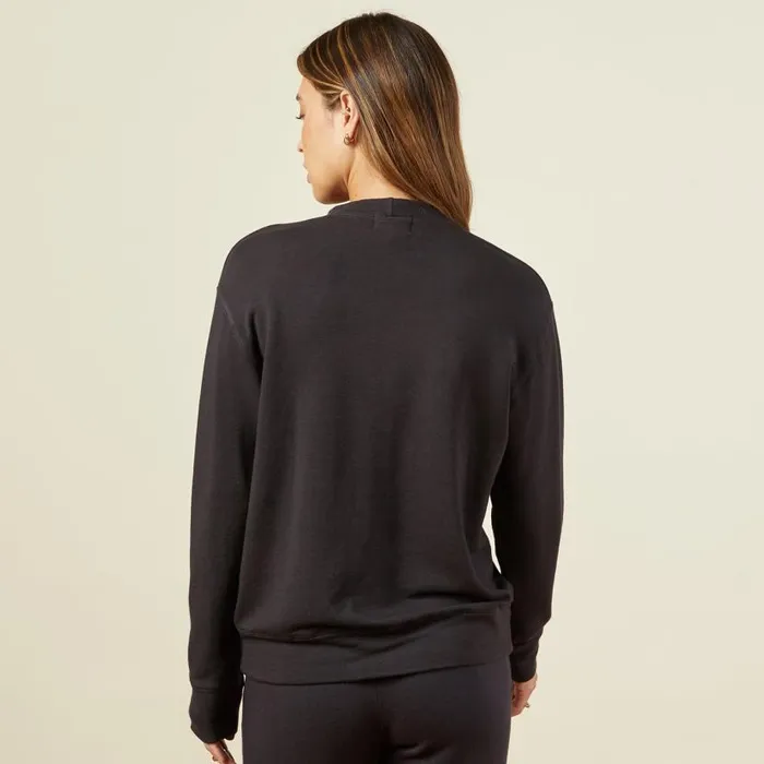 MONROW Sweatshirts Supersoft Fleece Boyfriend Sweatshirt 8211 Women MONROW Sweatshirts Supersoft Fleece Boyfriend Sweatshirt 8211 Women