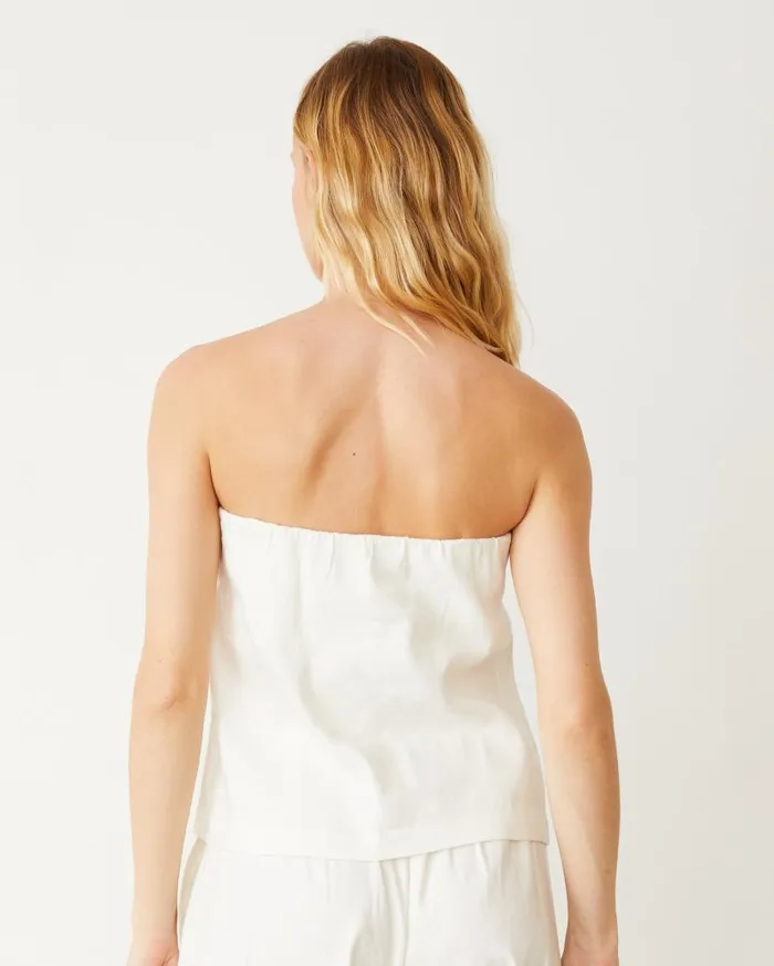 MONROW Tanks Linen Tube Tank 8211 Women MONROW Tanks Linen Tube Tank 8211 Women