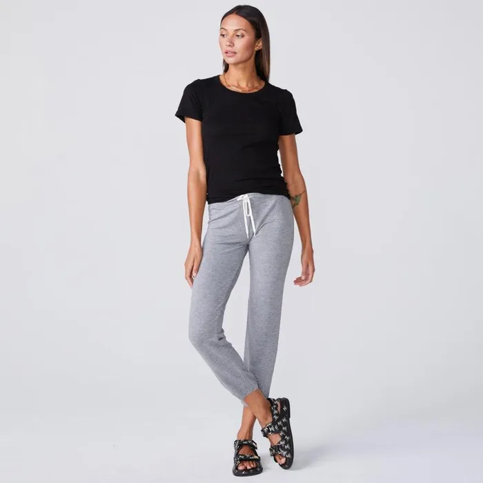 MONROW Tees Super Fine Jersey Fitted Crew Neck Tee 8211 Women MONROW Tees Super Fine Jersey Fitted Crew Neck Tee 8211 Women