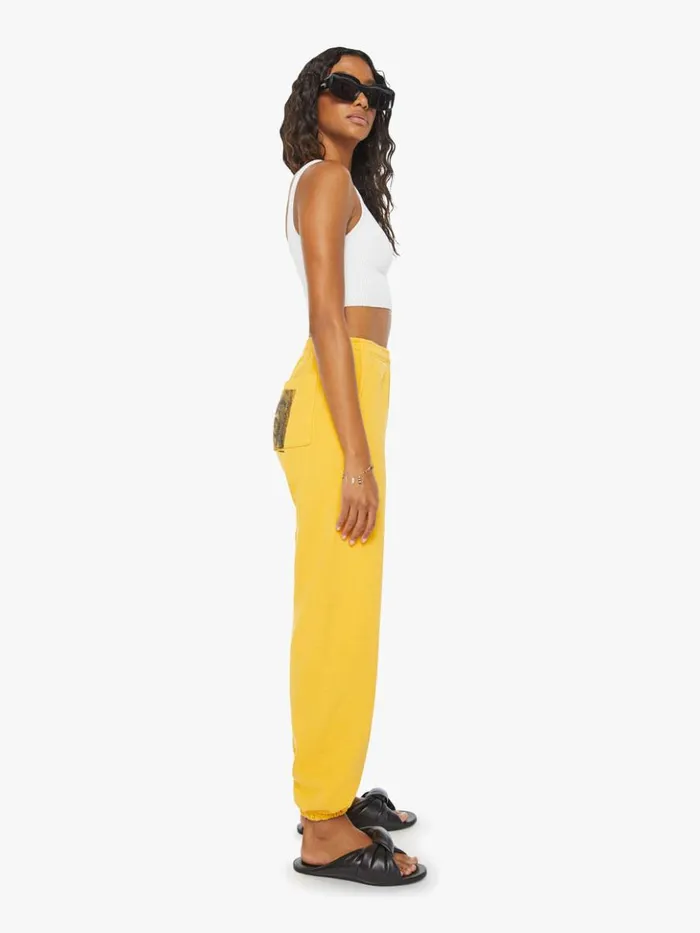 Mother Denim Benji Sweatpants Mustard 8211 Women