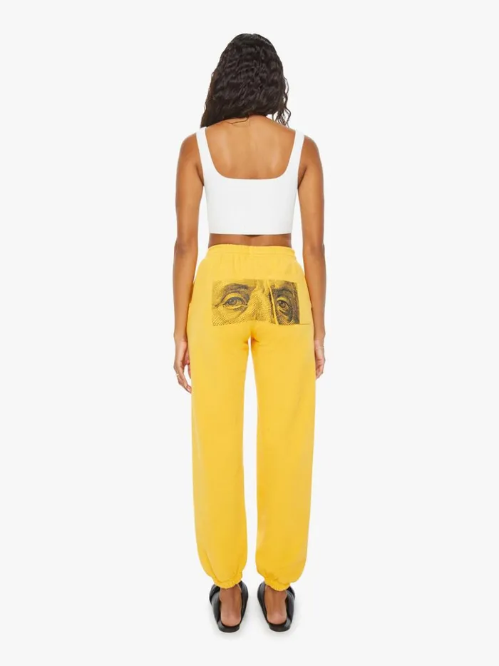 Mother Denim Benji Sweatpants Mustard 8211 Women