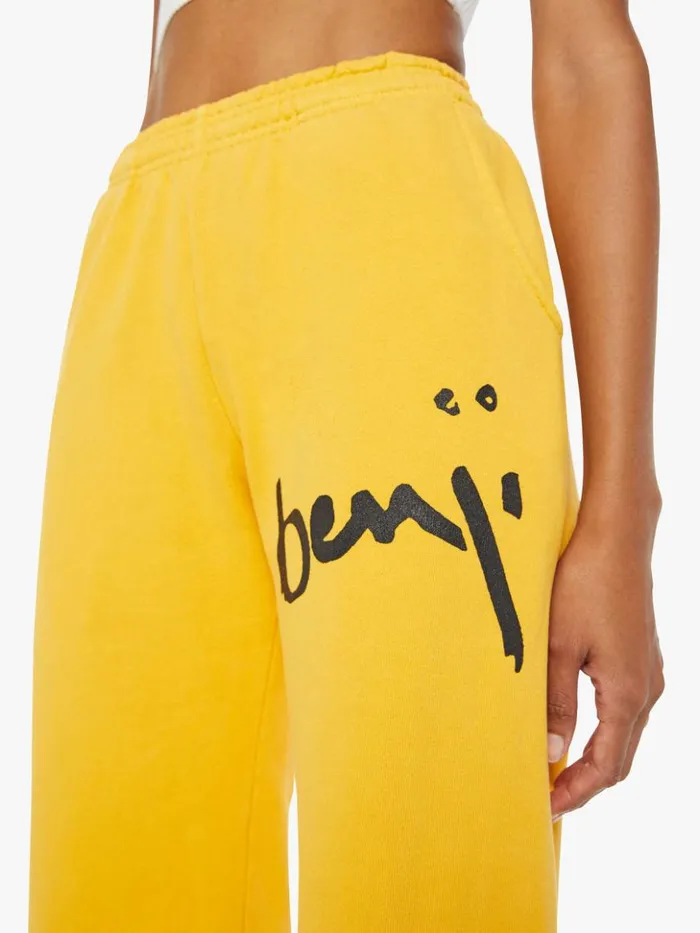 Mother Denim Benji Sweatpants Mustard 8211 Women