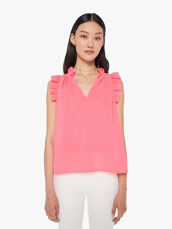 Mother Denim Bex Top Neon Pink 8211 Women