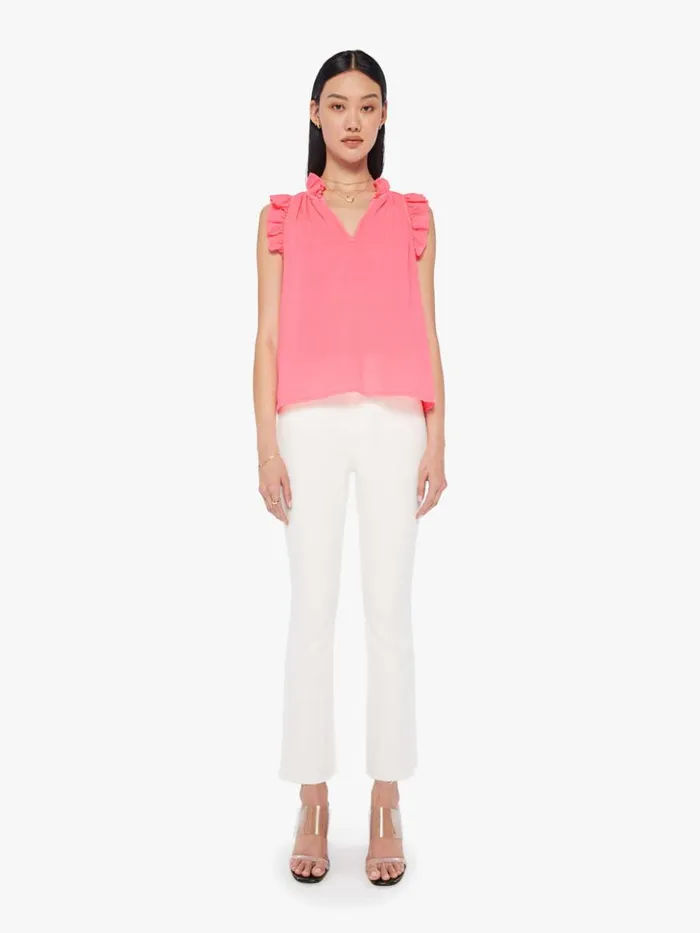 Mother Denim Bex Top Neon Pink 8211 Women