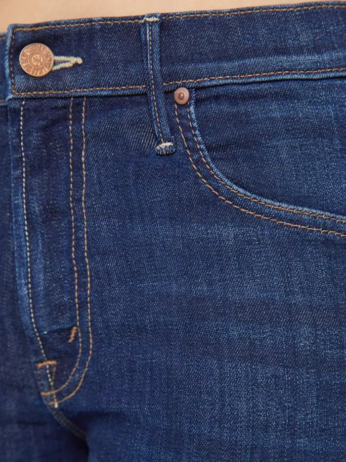 Mother Denim Bootcut Petites The Lil039 Insider Crop Step Fray Wash Off Limits 8211 Women