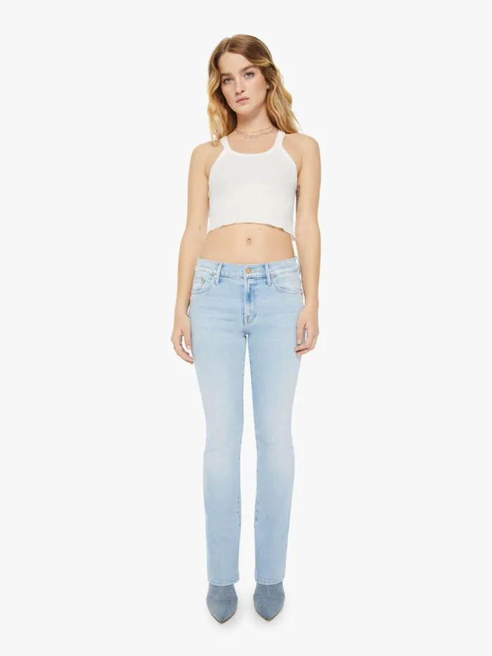 Mother Denim Bootcut Petites The Lil039 Insider Sneak Wash Lost Art 8211 Women