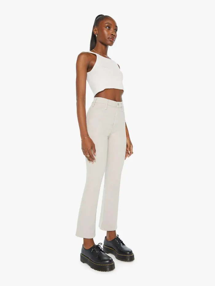 Mother Denim Bootcut The Hustler Flood Feather Grey 8211 Women