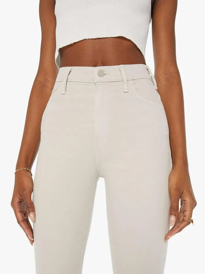 Mother Denim Bootcut The Hustler Flood Feather Grey 8211 Women