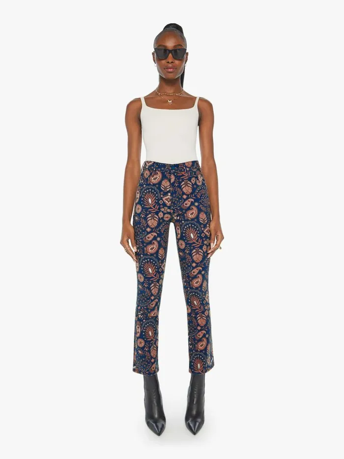 Mother Denim Bootcut The Hustler Flood Henna Happiness 8211 Women