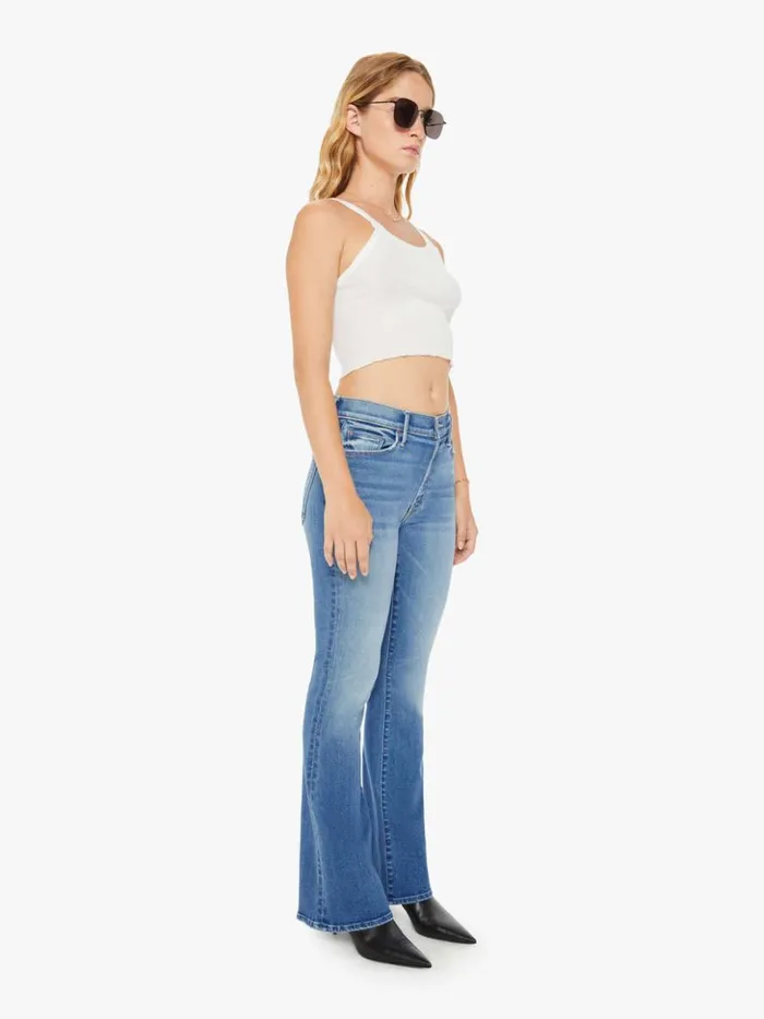 Mother Denim Flare Petites The Lil039 Weekender Wash Layover 8211 Women