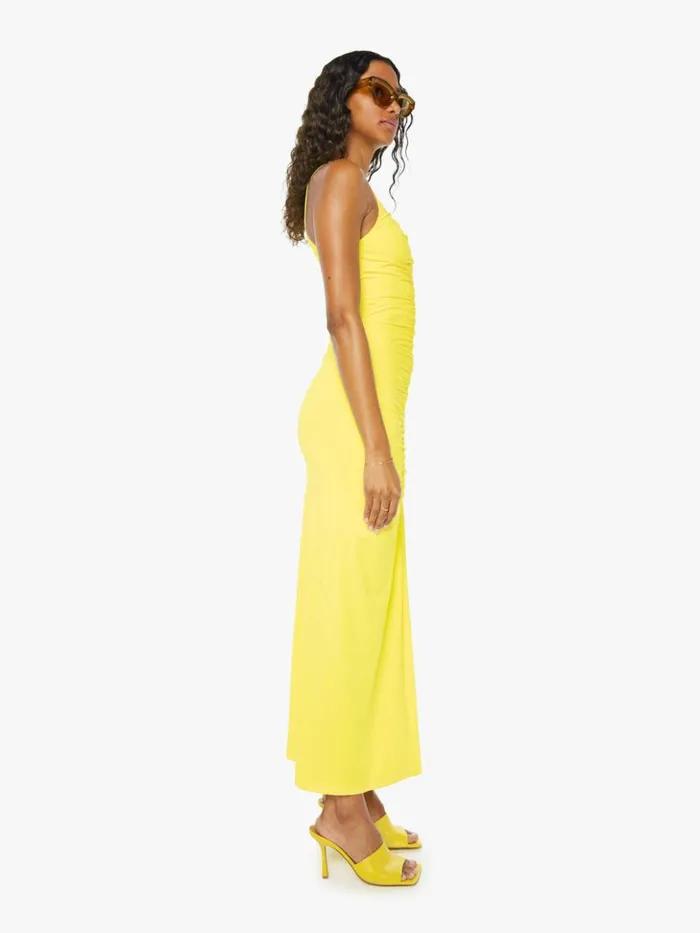 Mother Denim Mich Midi Dress Yellow 8211 Women