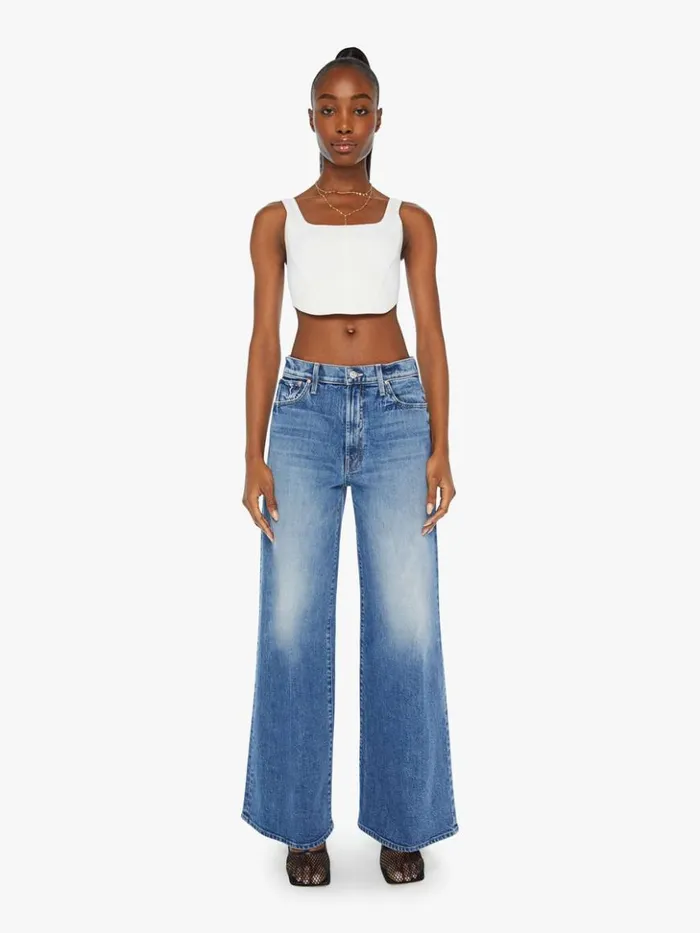 Mother Denim Relaxed The Ditcher Roller Zip Skimp Wash Music Is The Medium 8211 Women