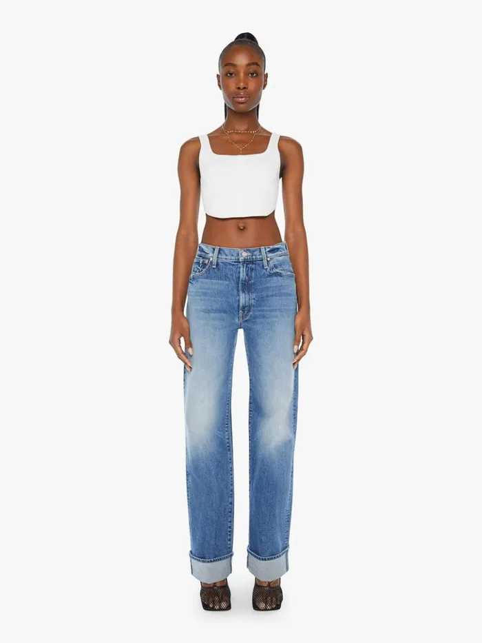 Mother Denim Relaxed The Dodger Skimp Cuff Wash Music Is The Medium 8211 Women