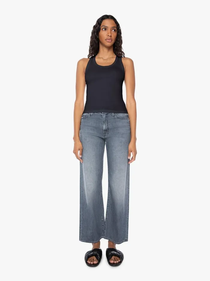 Mother Denim Rib Fitted Scooped Tank Black 8211 Women