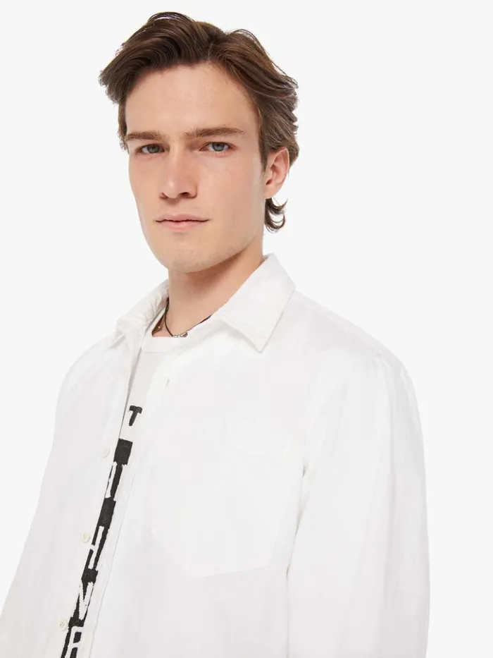 Mother Denim Shirts Back At The Office White Noise 8211 Men Mother Denim Shirts Back At The Office White Noise 8211 Men