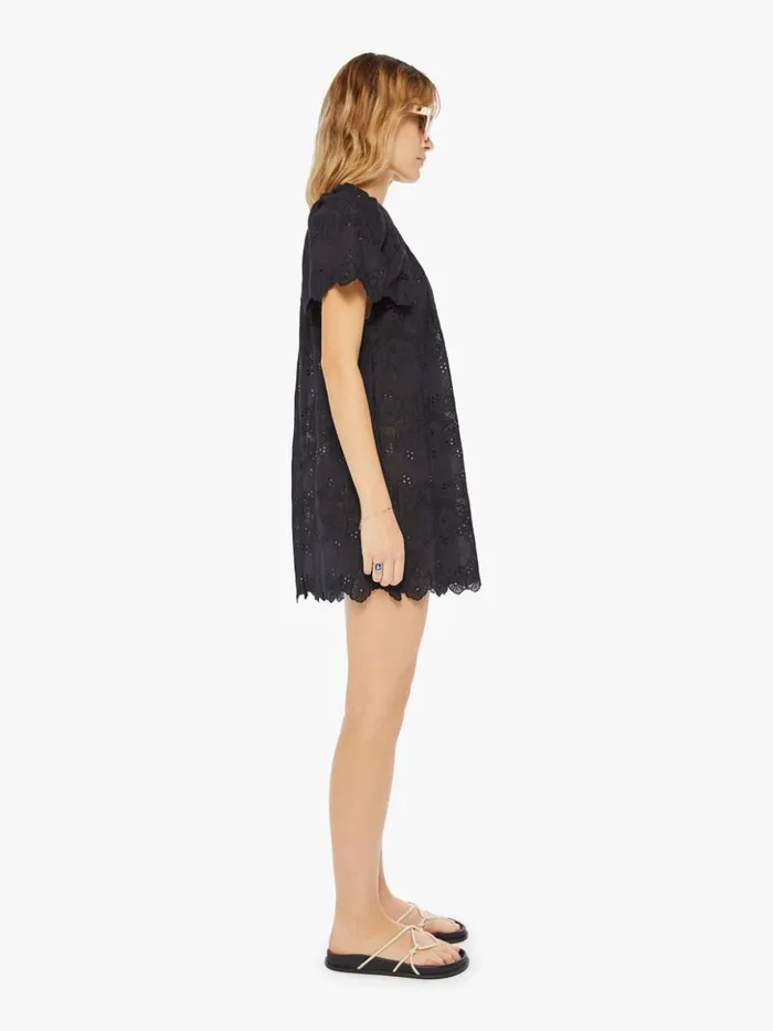 Mother Denim Sienna Mini Dress Geranium Midnight 8211 Women