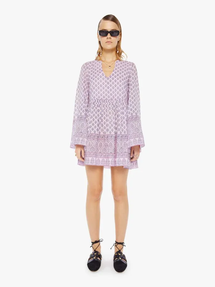 Mother Denim Silvie Dress Purple Lilac 8211 Women