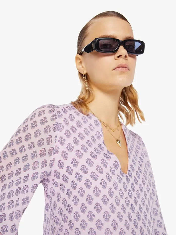 Mother Denim Silvie Dress Purple Lilac 8211 Women