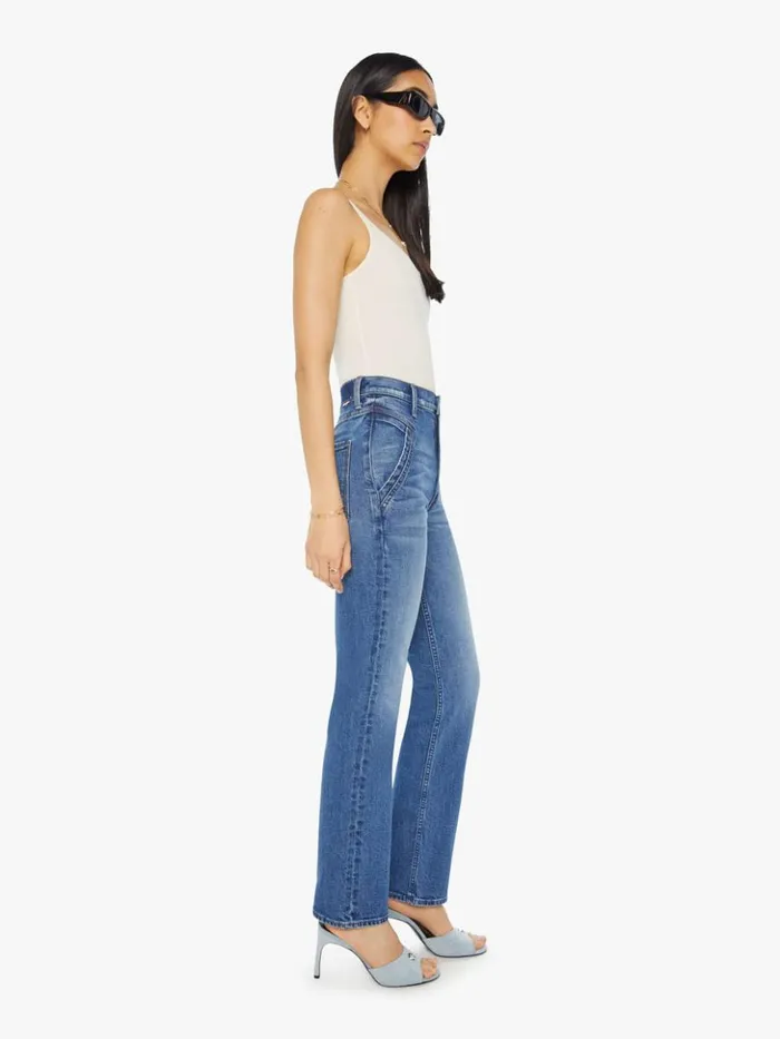 Mother Denim Straight The Triangle Smarty Pants Skimp Wash Dream Team 8211 Women