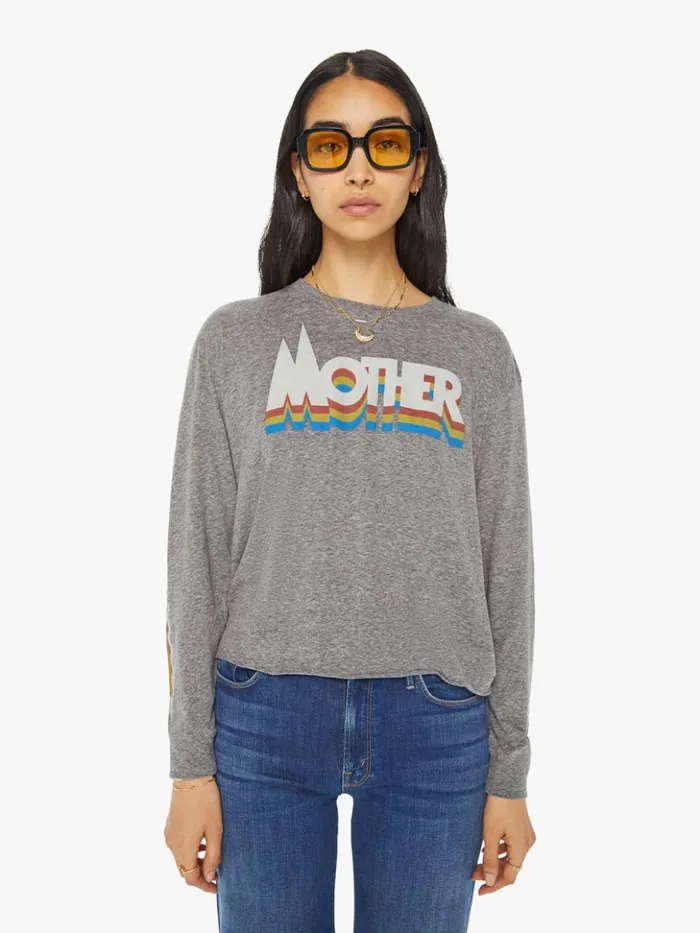 Mother Denim The LS Slouchy Cut Off Mother Prism 8211 Women