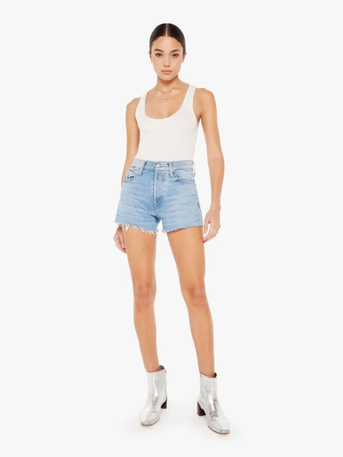 Mother Denim The Tomcat Kick Fray Short Wash Let Them Eat Cake 8211 Women